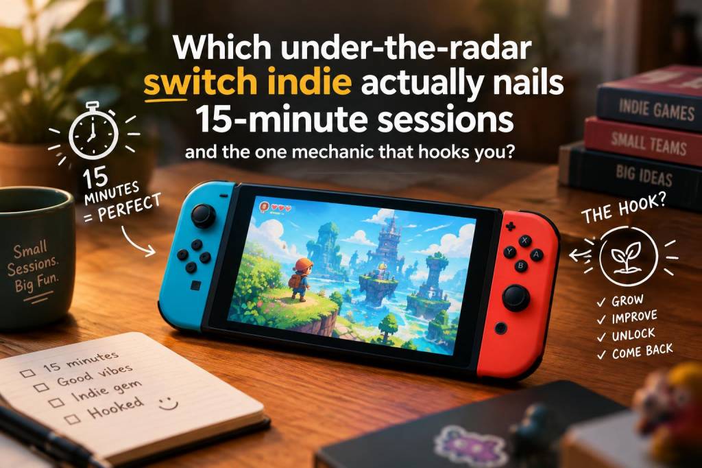 Which under‑the‑radar switch indie actually nails 15‑minute sessions and the one mechanic that hooks you